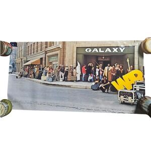 WAR Galaxy 1977 Vintage Original MCA Records Promo Poster Banner 18x35 Funk
